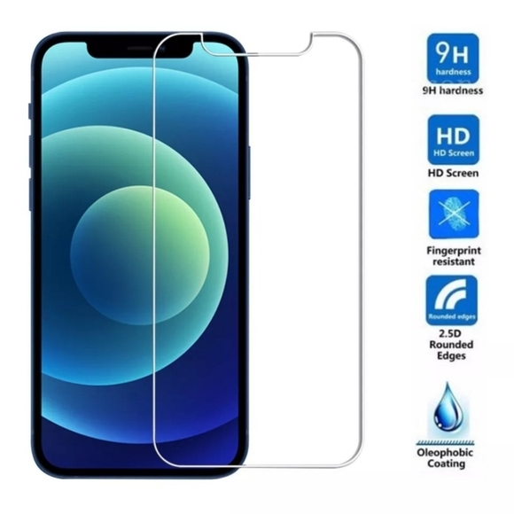 3 Pack Tempered Glass for iPhone 14, iPhone 13 Pro Max, iPhone 12 Pro Max, SE - Picture 3 of 4